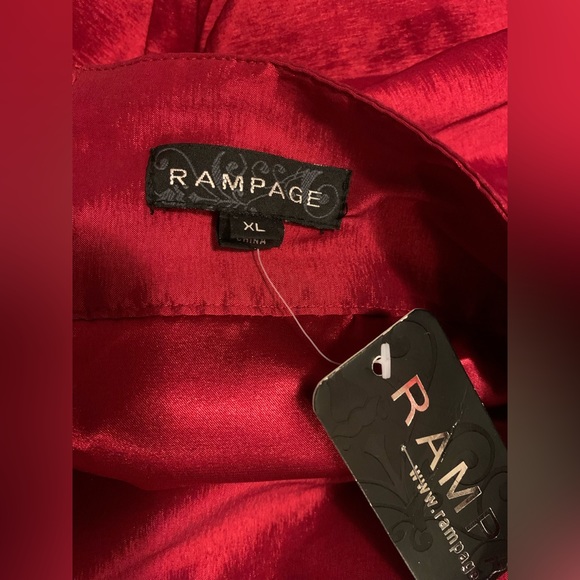 ✨⚡️💥  NWT Rampage Women's Skirt - Red Reg $125 Final sale - Picture 9 of 12